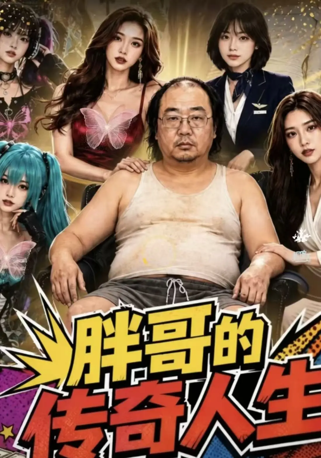胖哥的传奇人生全集无广告免费在线观看-黄果魔改ai短剧胖哥的传奇人生夸克迅雷网盘下载-200斤胖子逆袭太解气